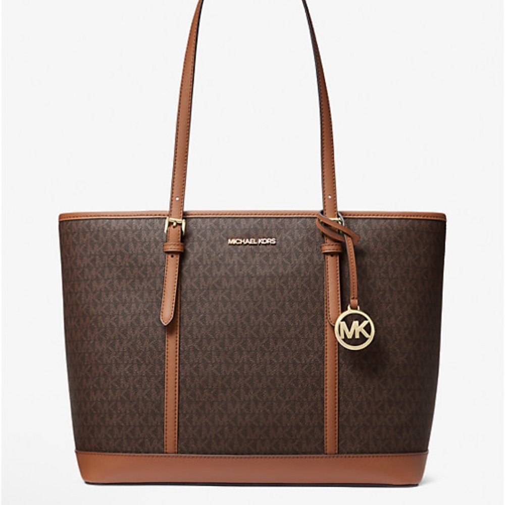 Michael Kors Jet Set Travel Large Logo Tote Bag